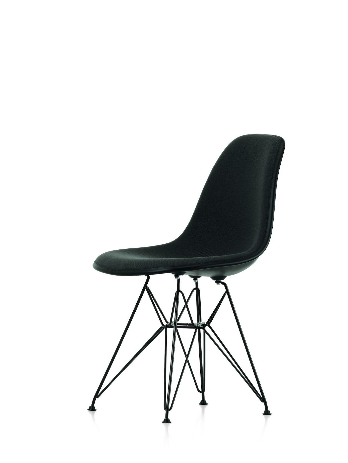 Eames Plastic Side Chair DSR Chair Fully upholstered Vitra