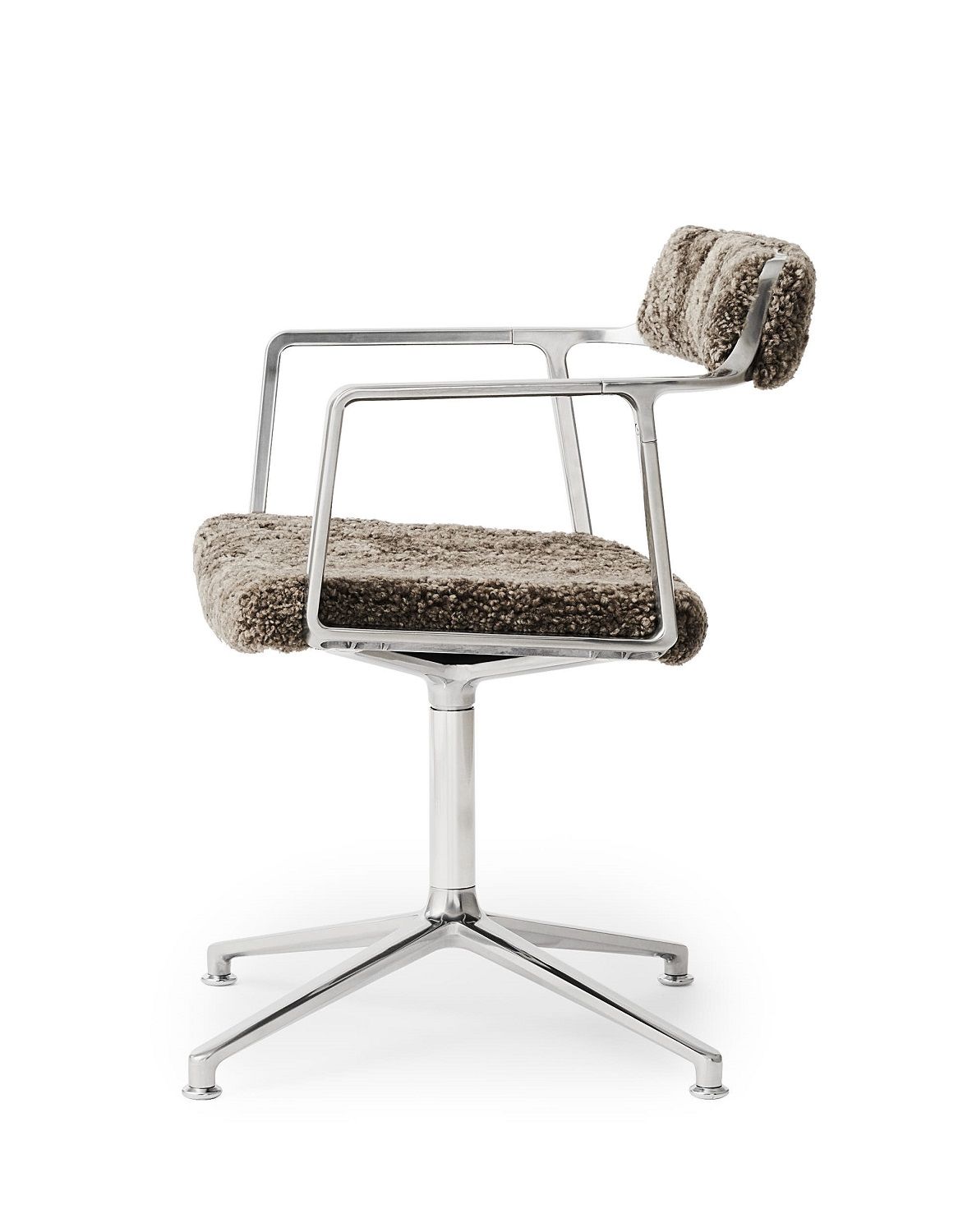 Swivel chair Curly Chair with glides SPECIAL EDITION Vipp