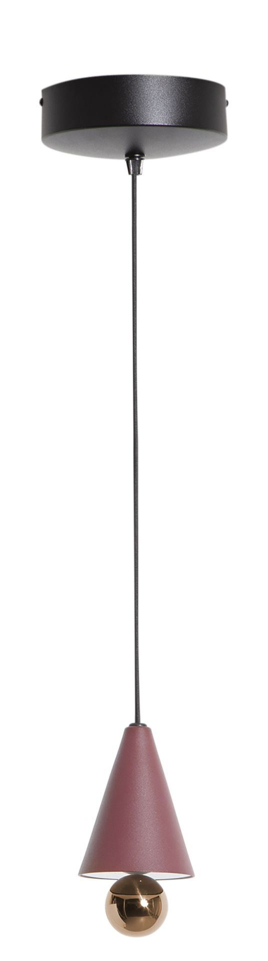 Cherry Pendant light Pendant lamp XS Petite Friture Brown red