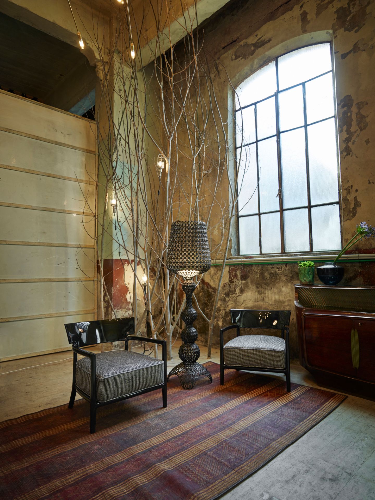 Cara Fancy Armchair Kartell Rusty brown