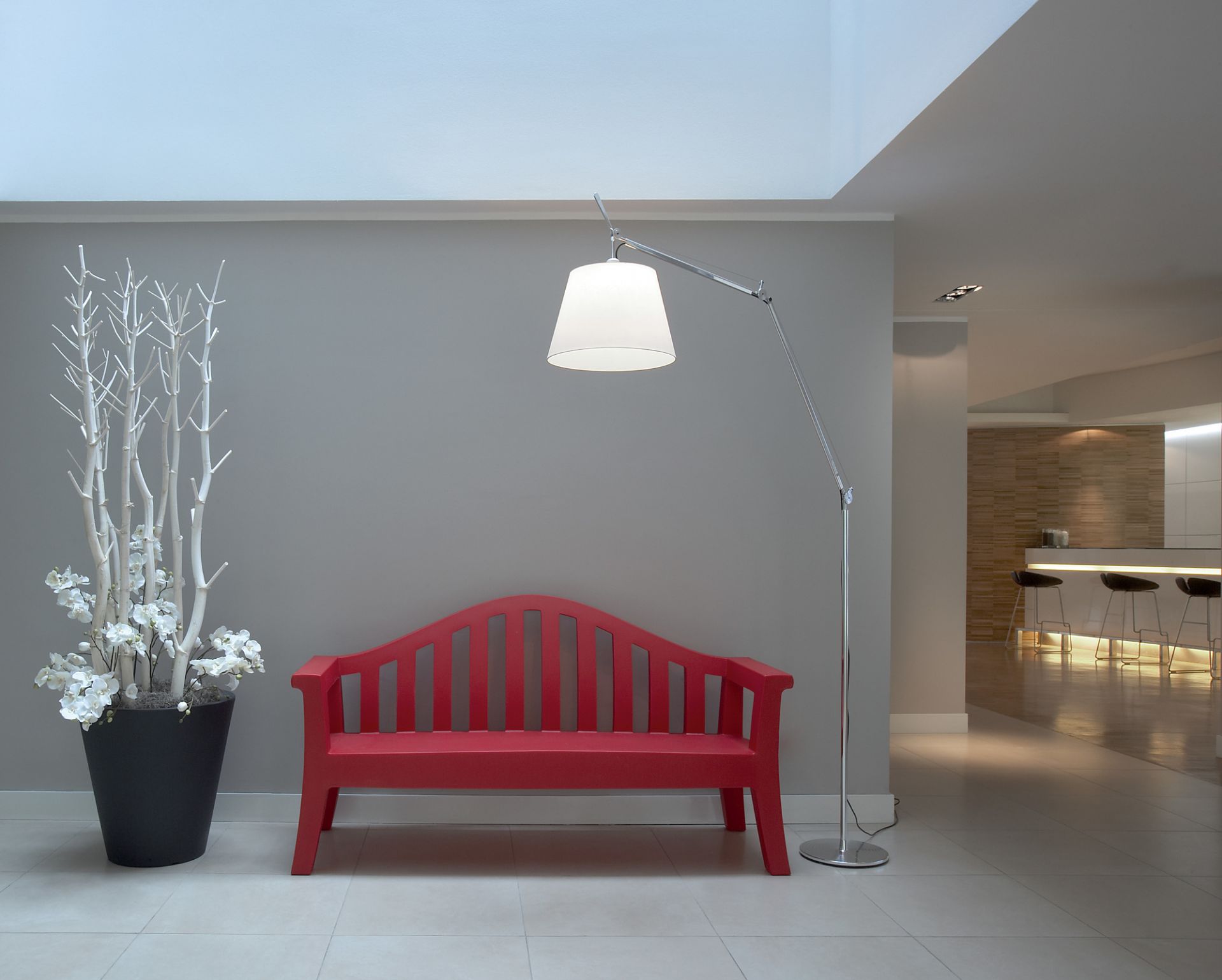 Tolomeo Mega Floor Floor Lamp ONLY BODY WITH DIMMER / ALUMINIUM Artemide (part 1 of 3) SINGLE PIECES