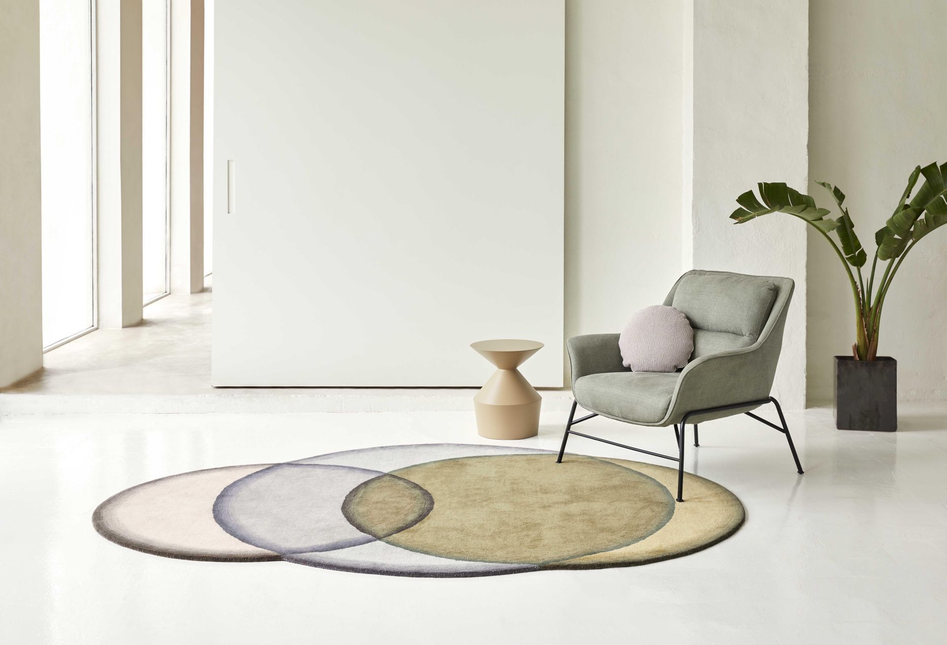 Crystal Rug 190 x 260cm Neutral Gan