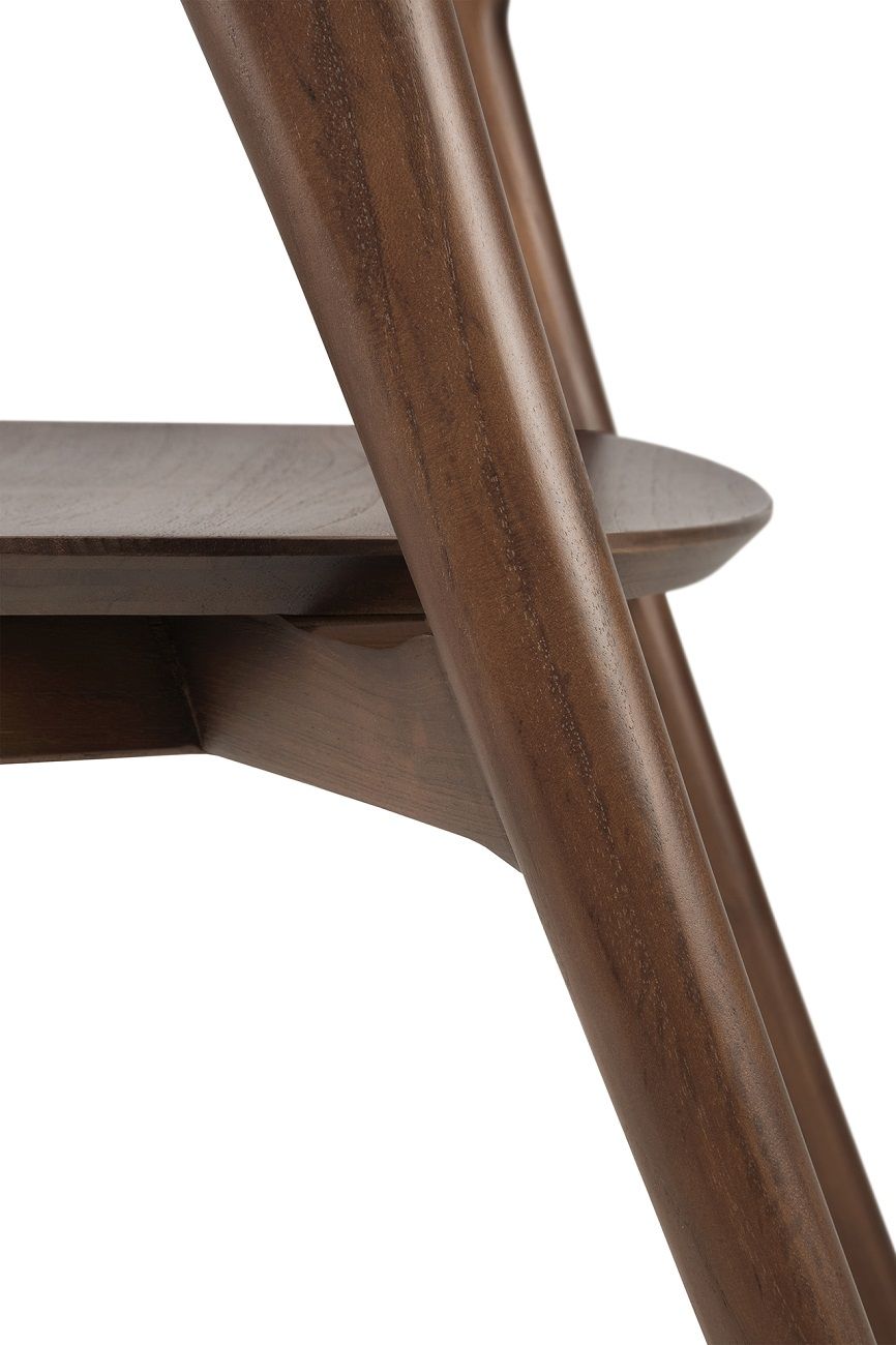 Bok Chair Teak lacquered dark brown Ethnicraft