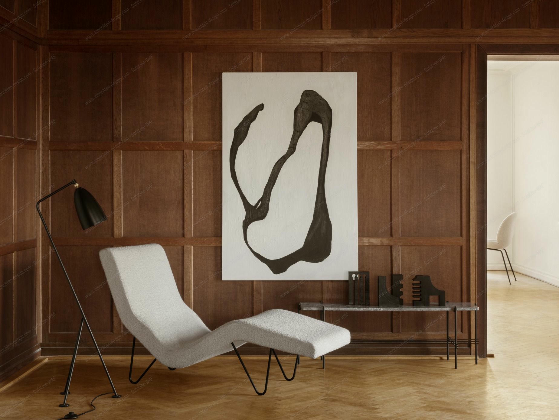 Gräshoppa / Grashoppa Floor light black Gubi