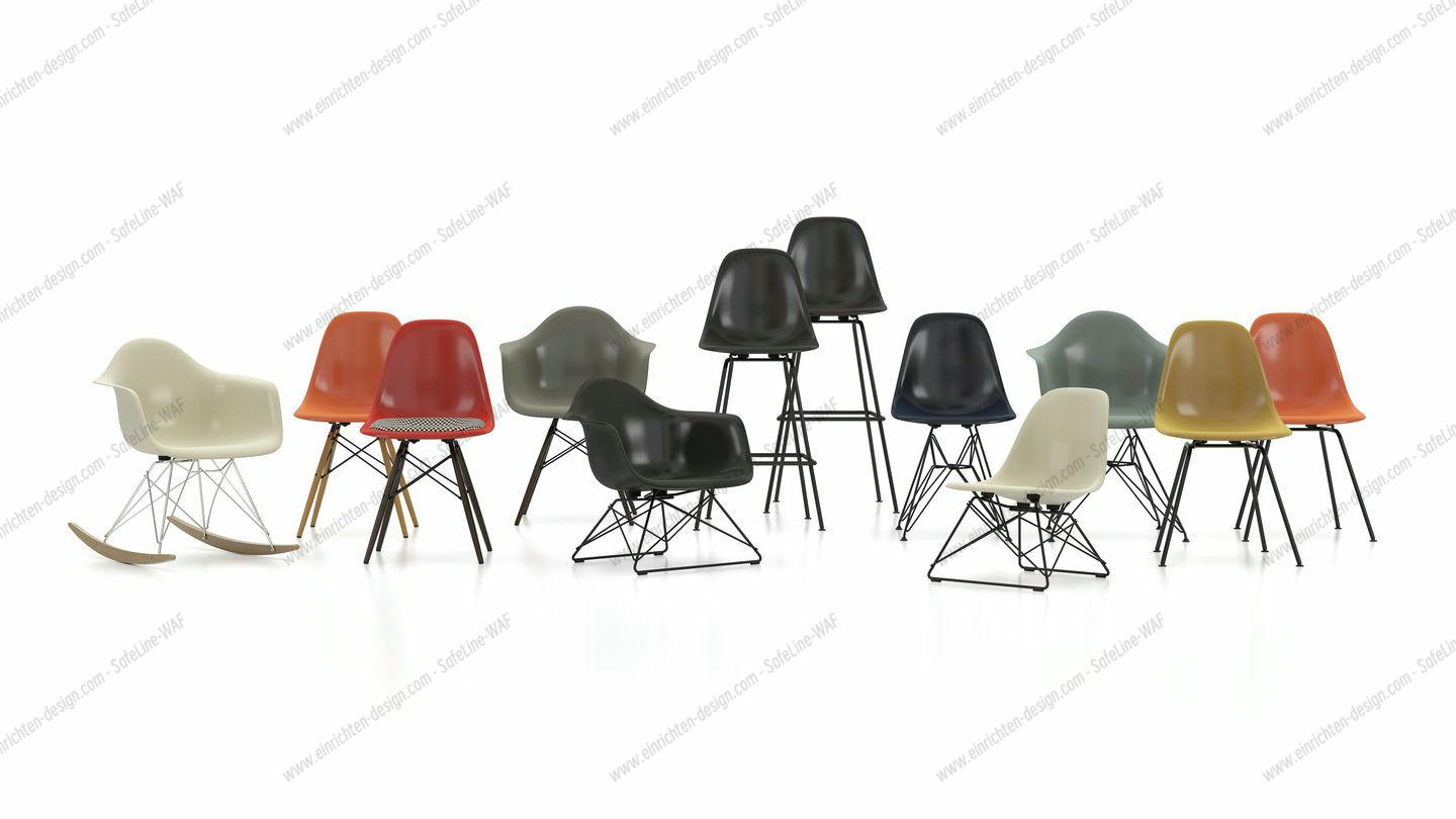 Eames Plastic Armchair DAR Chair Vitra