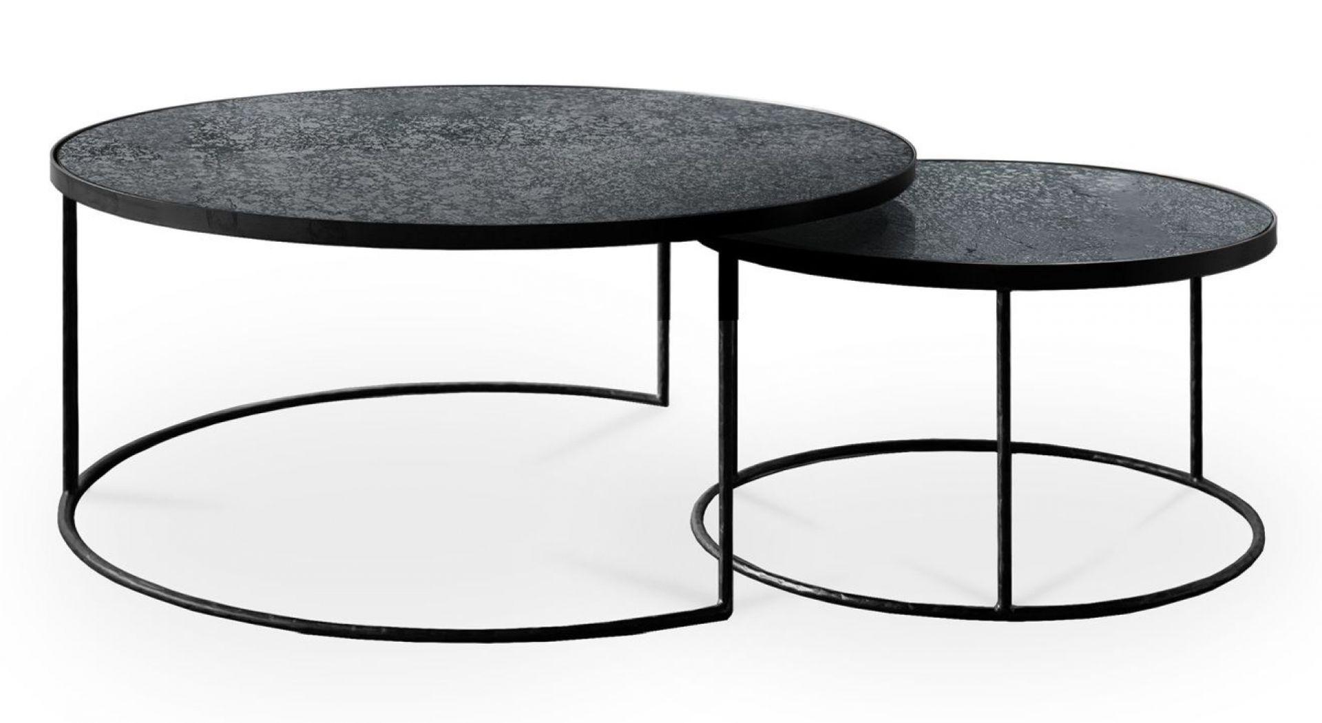 Nesting coffee table SMALL / COAL Ethnicraft SINGLE PIECES
