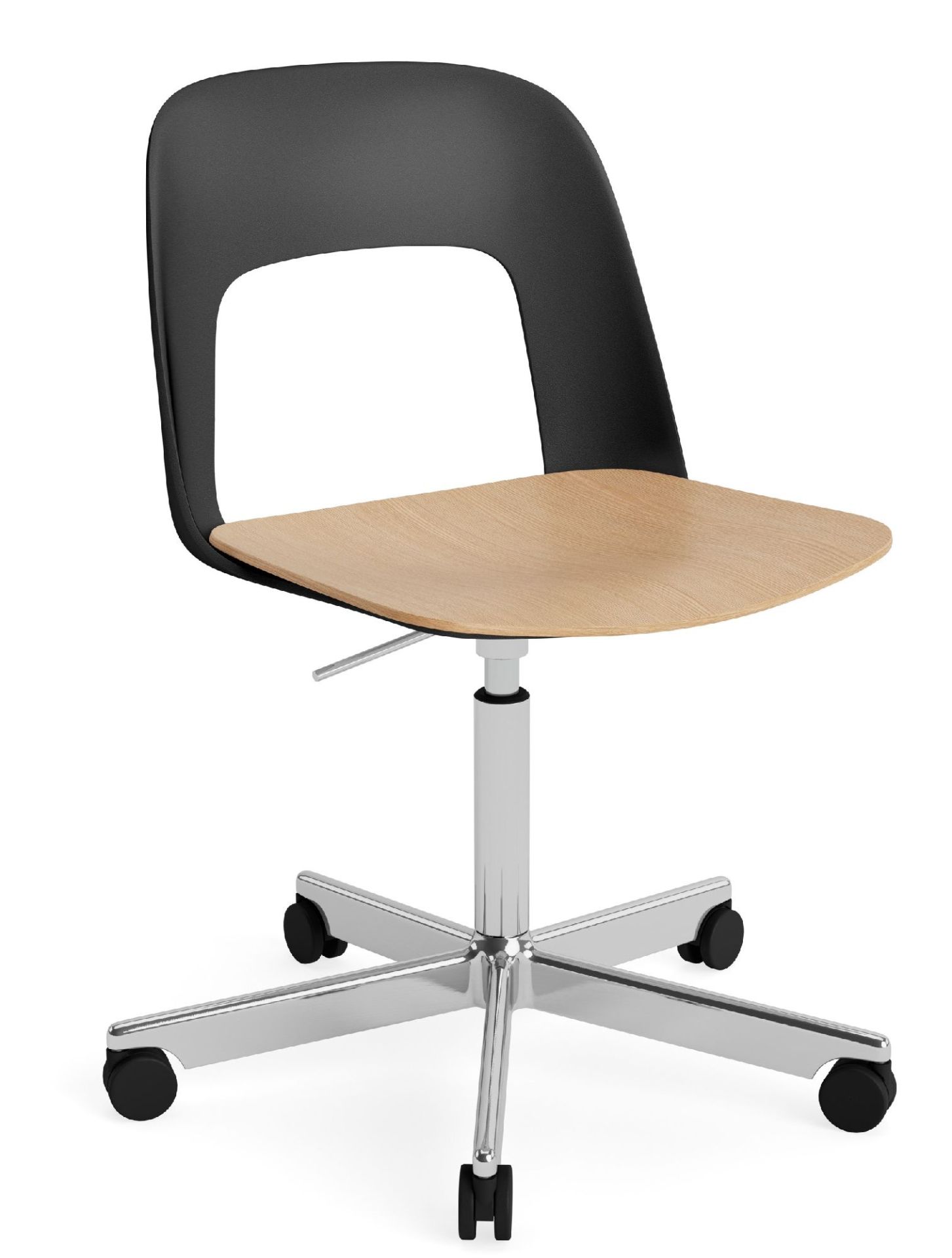 Layout Side Chair 142 5-star swivel base chair Hay  