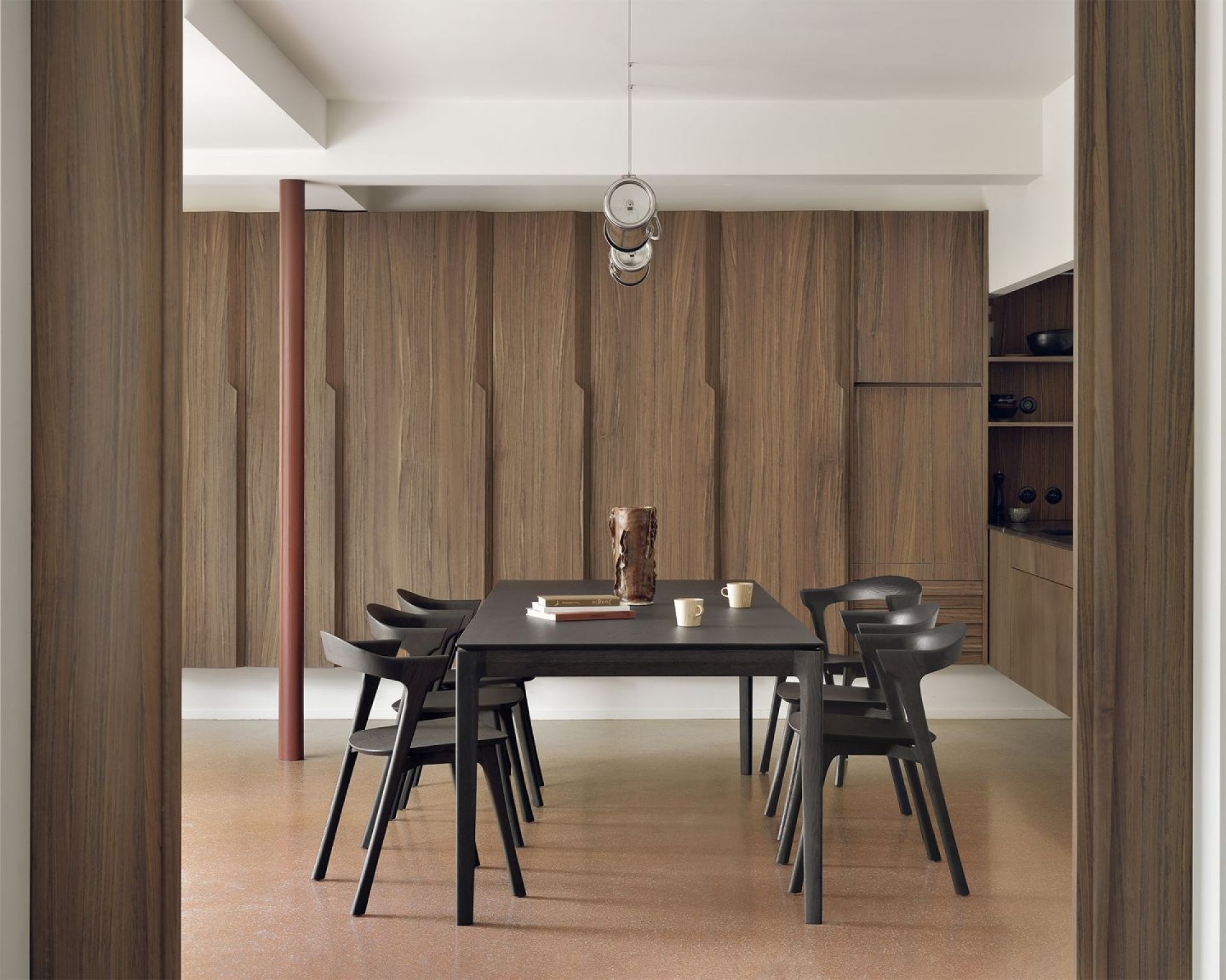 Bok table oak brown lacquered Ethnicraft