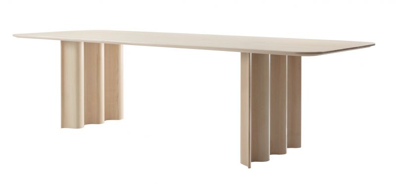 Curtain table / dining table rectangular period