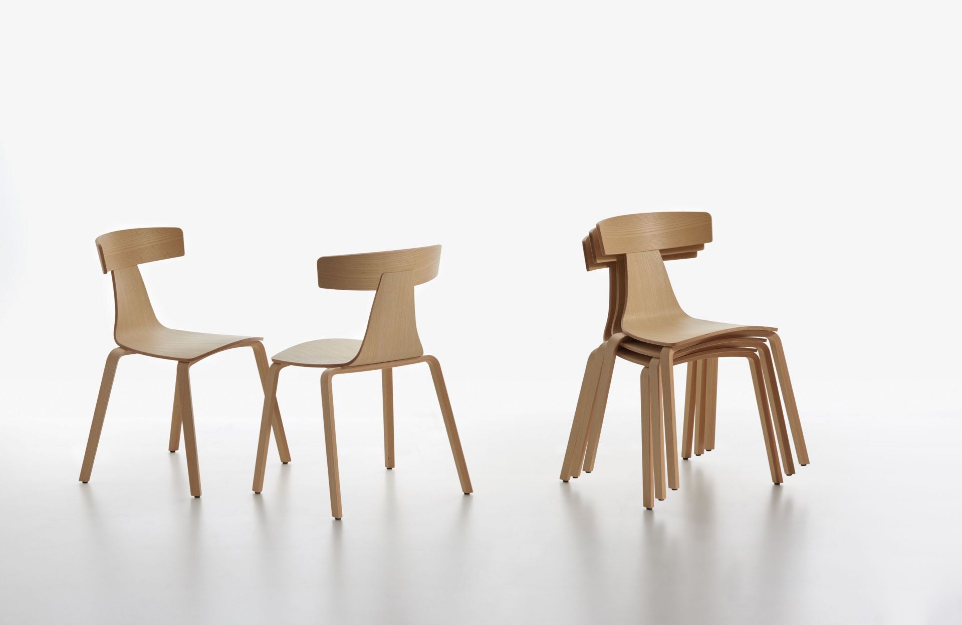 Remo Wooden Chair Ash Plank Remo Wooden Chair Ash Plank
