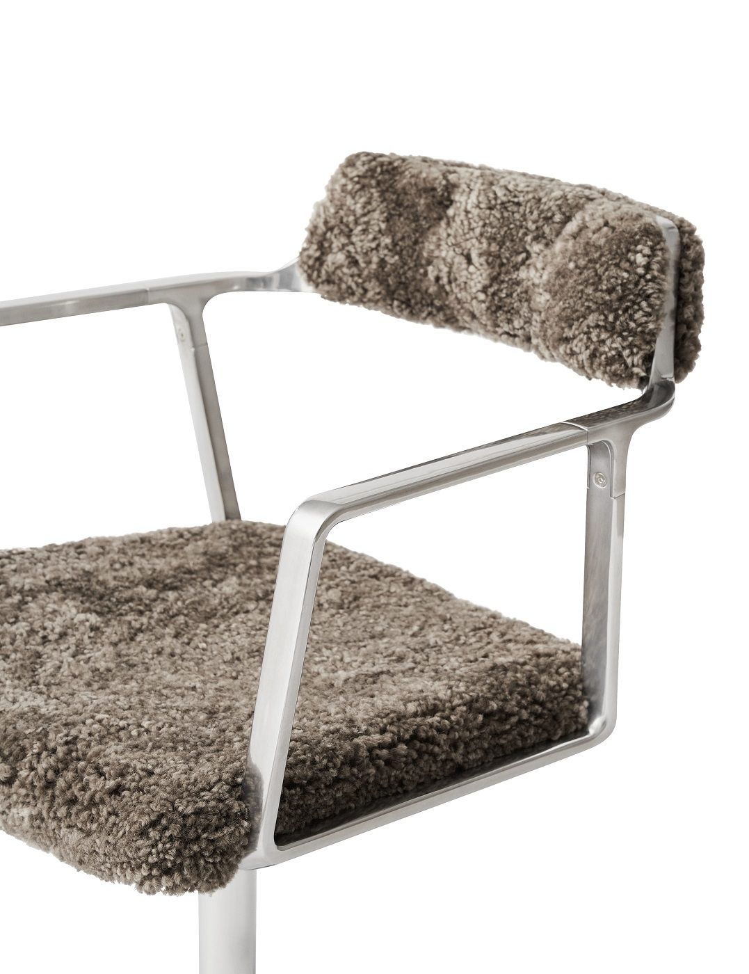 Swivel chair Curly Chair with glides SPECIAL EDITION Vipp