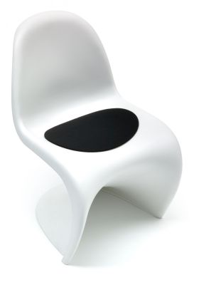 Seat pad - Felt pad Vitra Panton Chair ANTHRAZIT Hey Sign SINGLE PIECE