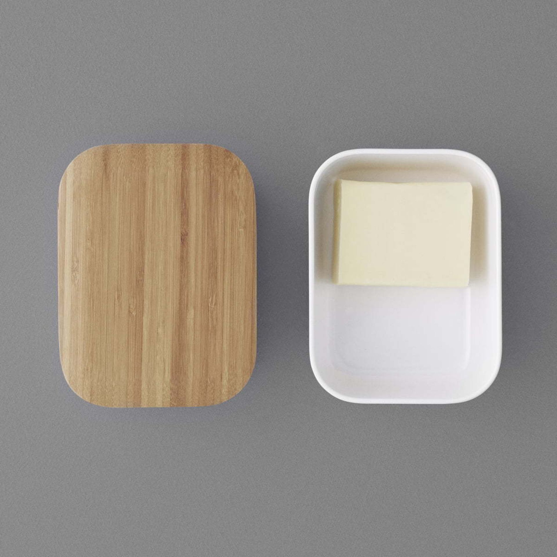 BOX-IT Butter dish RIG TIG by Stelton black SINGLE PIECES
