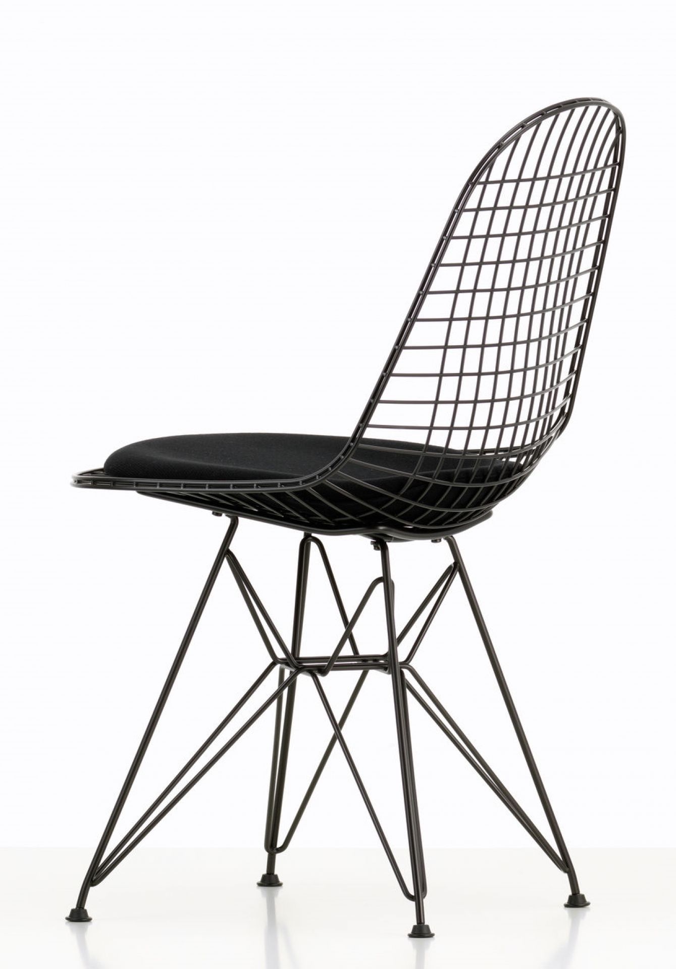 DKR-5 Wire Chair Chair with Seat Cushion Vitra