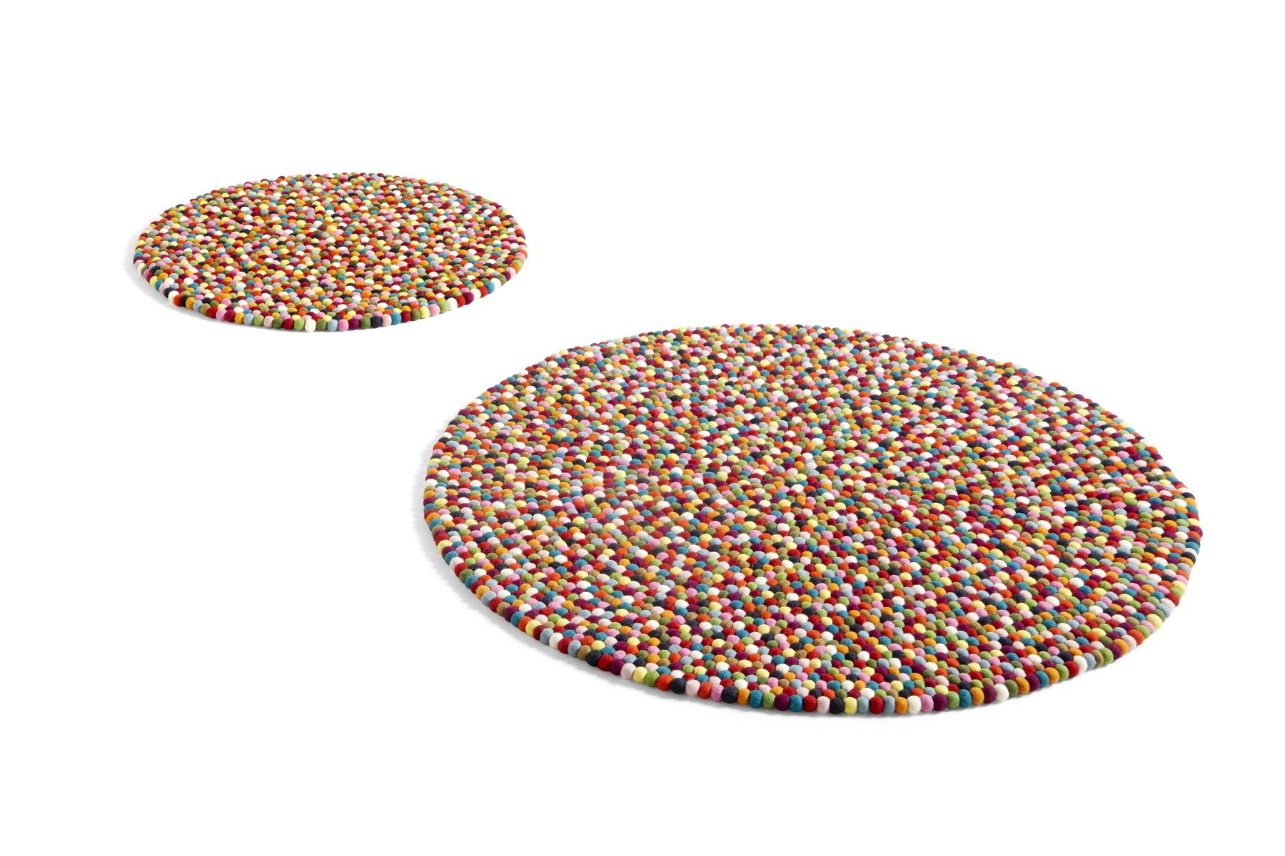 Pinocchio Carpet Ø 90 cm Multicolor Hay