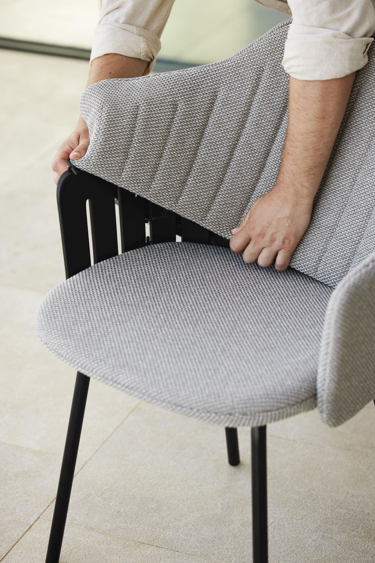 Choice Outdoor Chair Steel Frame 4 Legs Cane-Line 