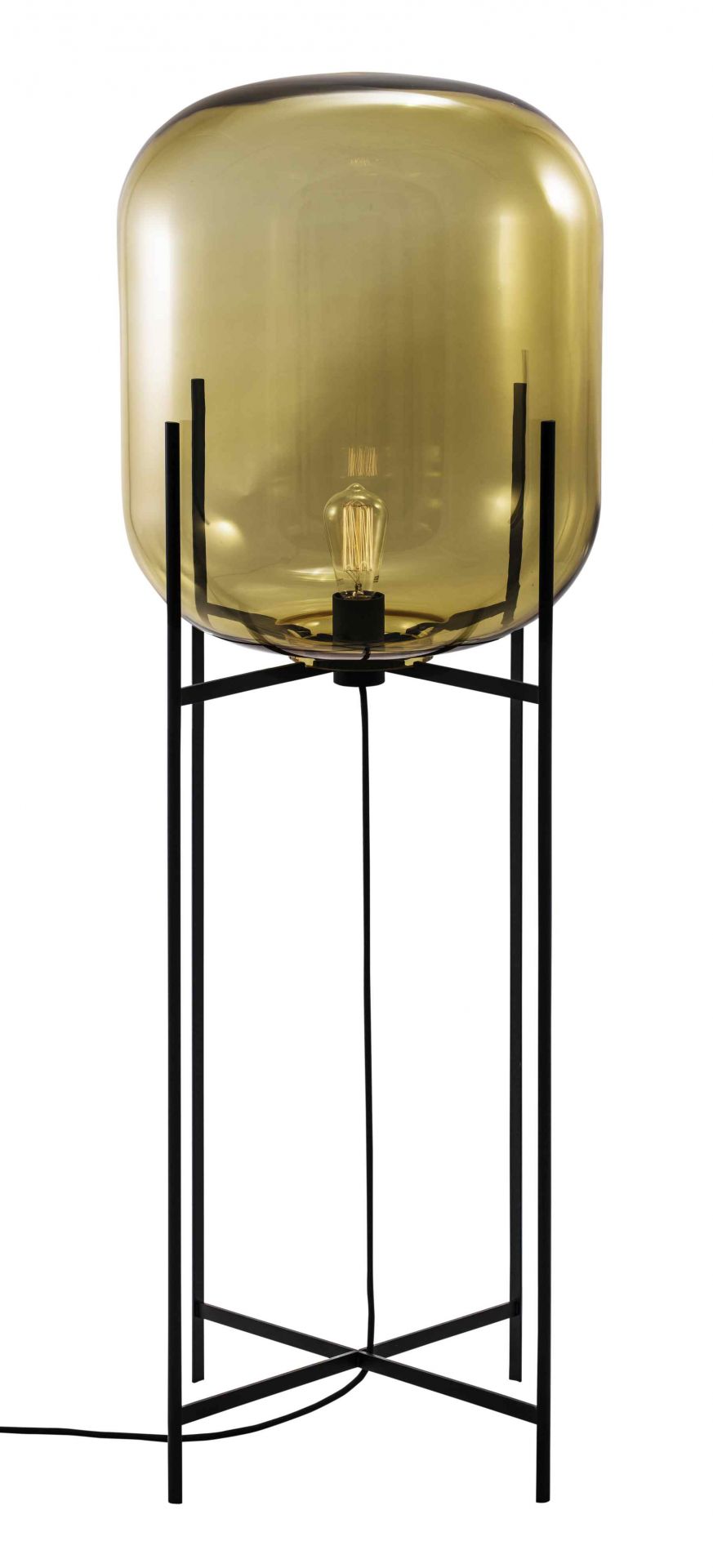 Oda Big floor lamp amber Pulpo