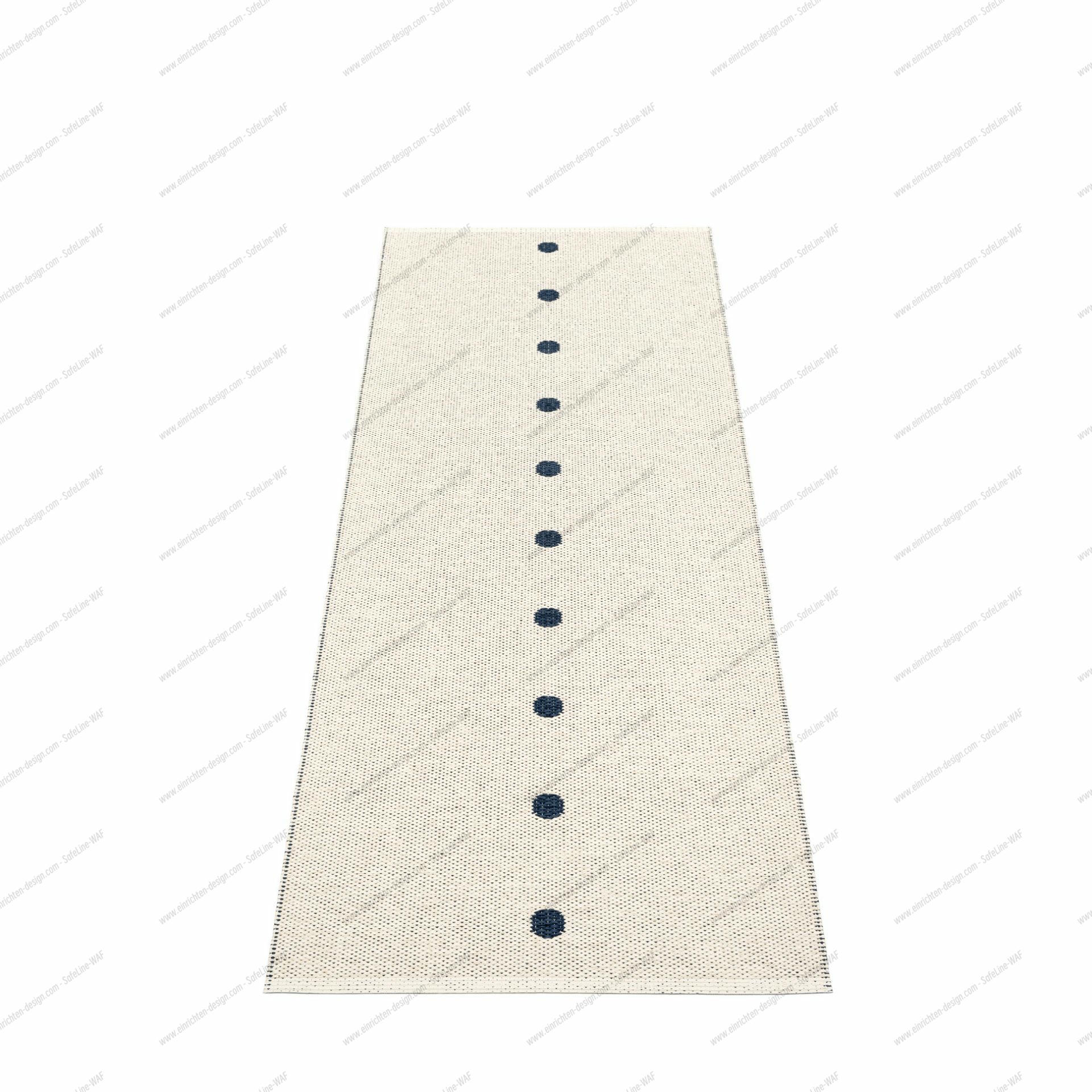 Peg Plastic Carpet 70x200 cm Pappelina Dark Blue
