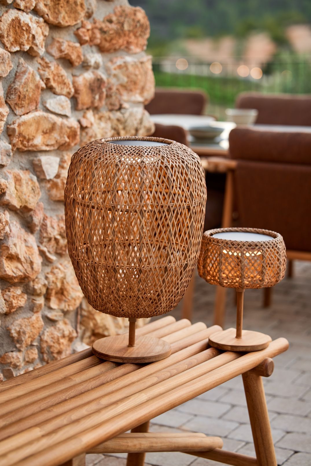 Illusion Glow Outdoor table lamp small Cane-Line