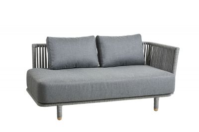 Moments Outdoor 2-seater sofa left Cane-Line
