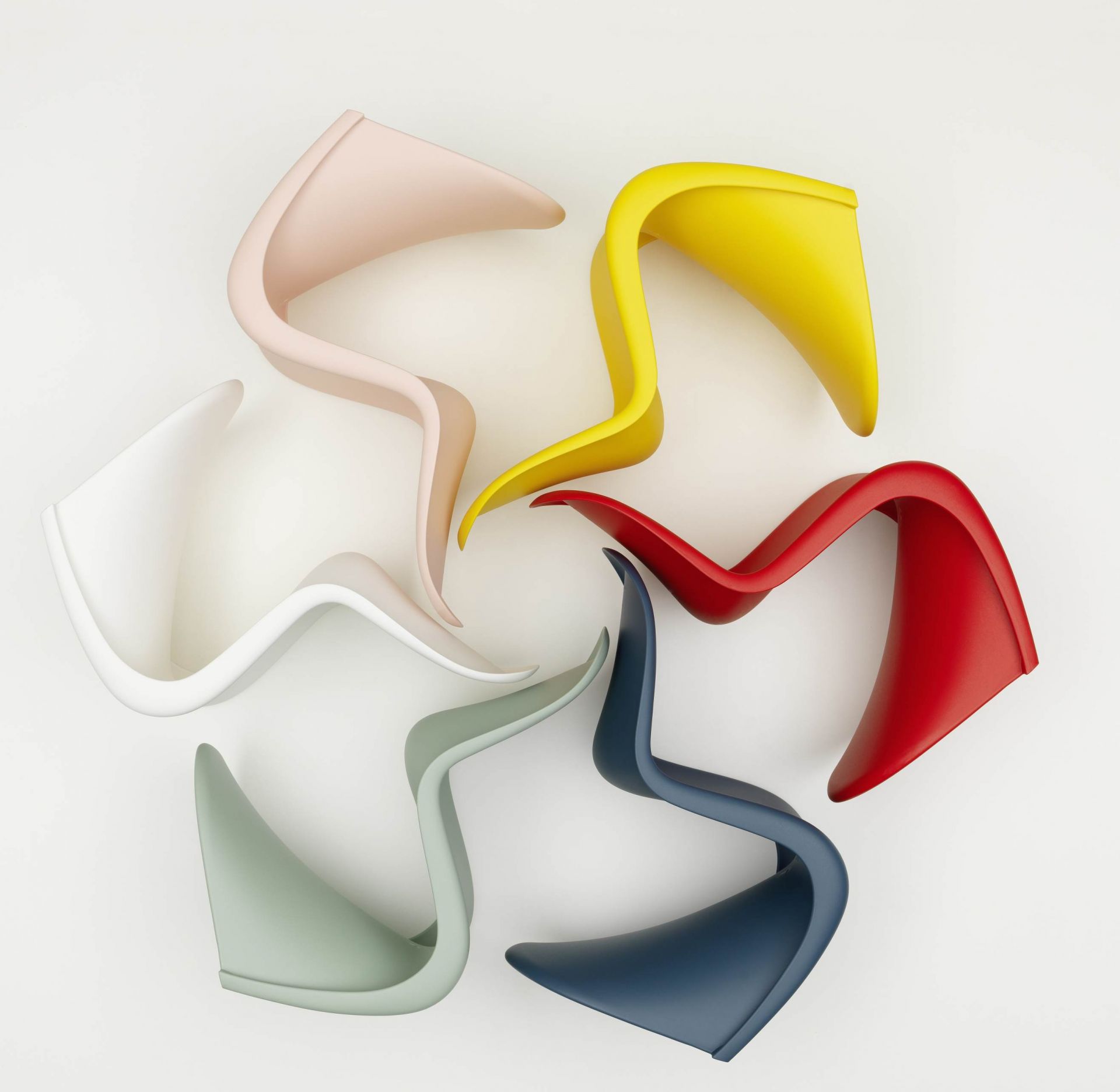 Panton Junior Chair Vitra - QUICK SHIP Soft mint