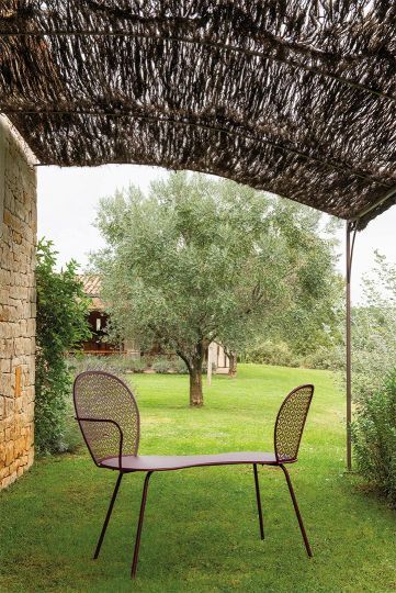 Lorette Outdoor Talking Bench Fermob