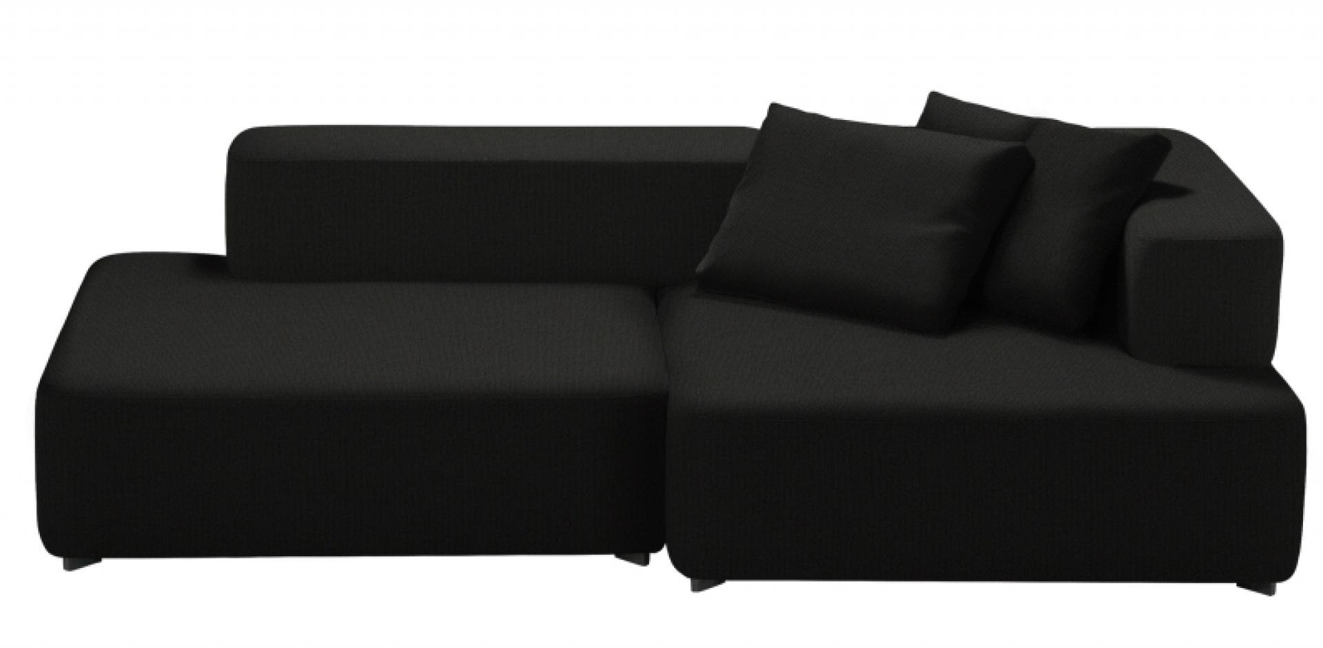 Alphabet 2-Seater Sofa Armrest Right Fritz Hansen