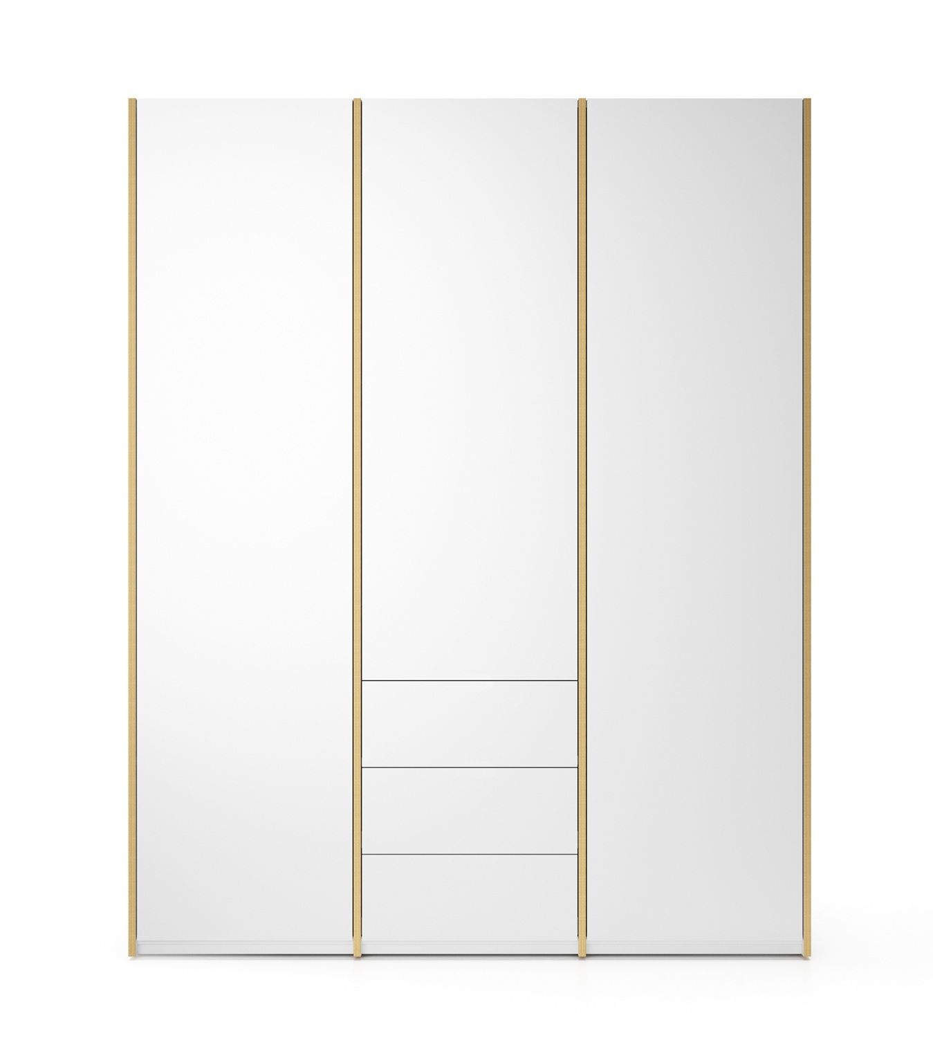 MODULAR PLUS wardrobe combination with 3 drawers Müller Möbelwerkstätten