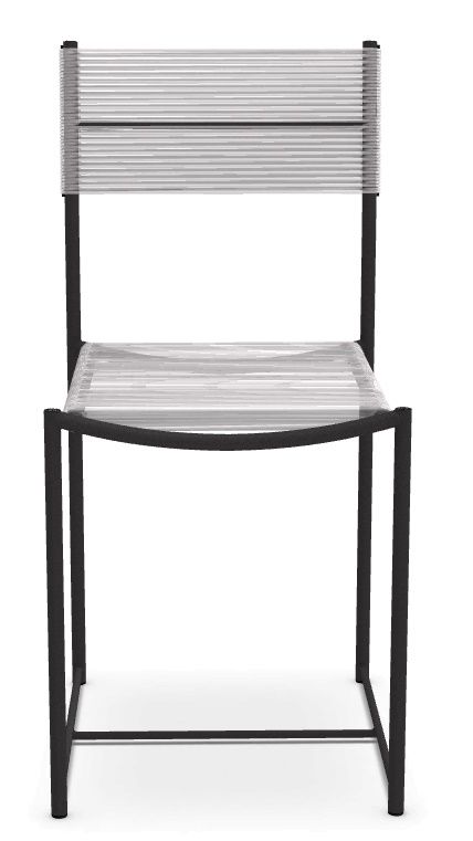 Spaghetti Chair 101 Chair SCHWAZ / PVC TRANSLUCENT COLOURLESS Alias SINGLE PIECES