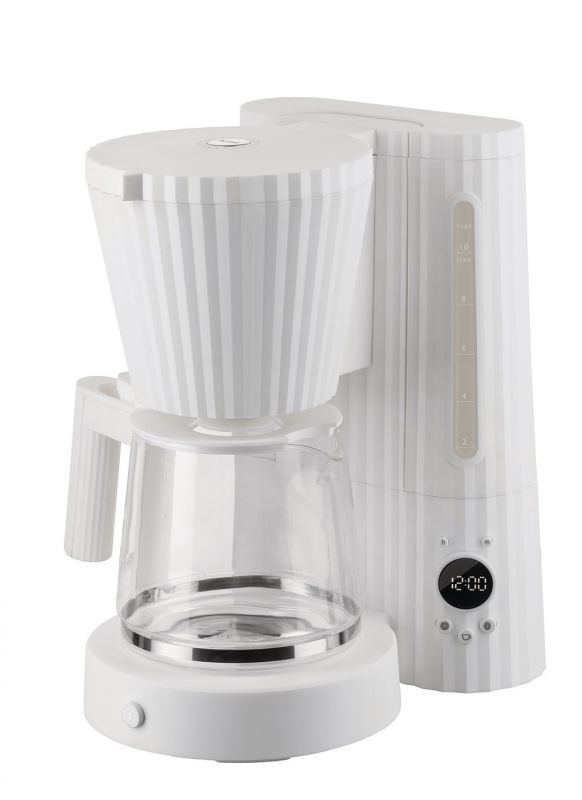 MDL14 Plissé Filter Coffee Maker Alessi White