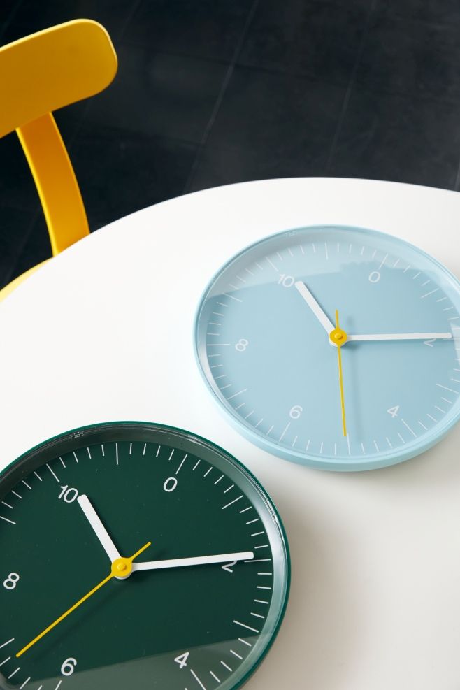 Wall Clock Wall Clock GREEN Hay SINGLE PIECES