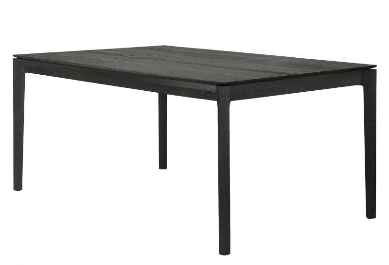 Bok extendable Table oak black - rectangular Ethnicraft