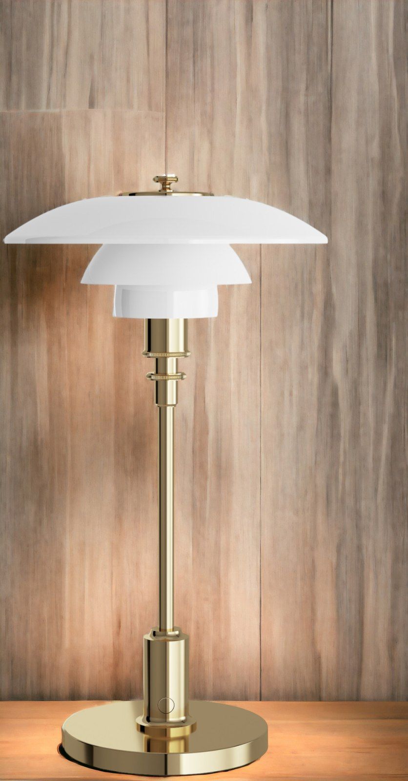 PH 2/1 Portable rechargeable lamp / table lamp Louis Poulsen Brass