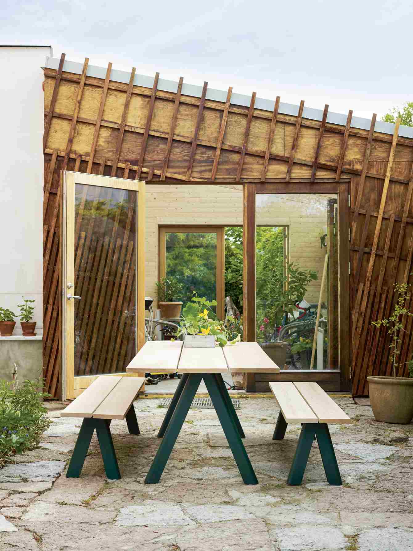 Overlap Bench Bench Outdoor Skagerak by Fritz Hansen