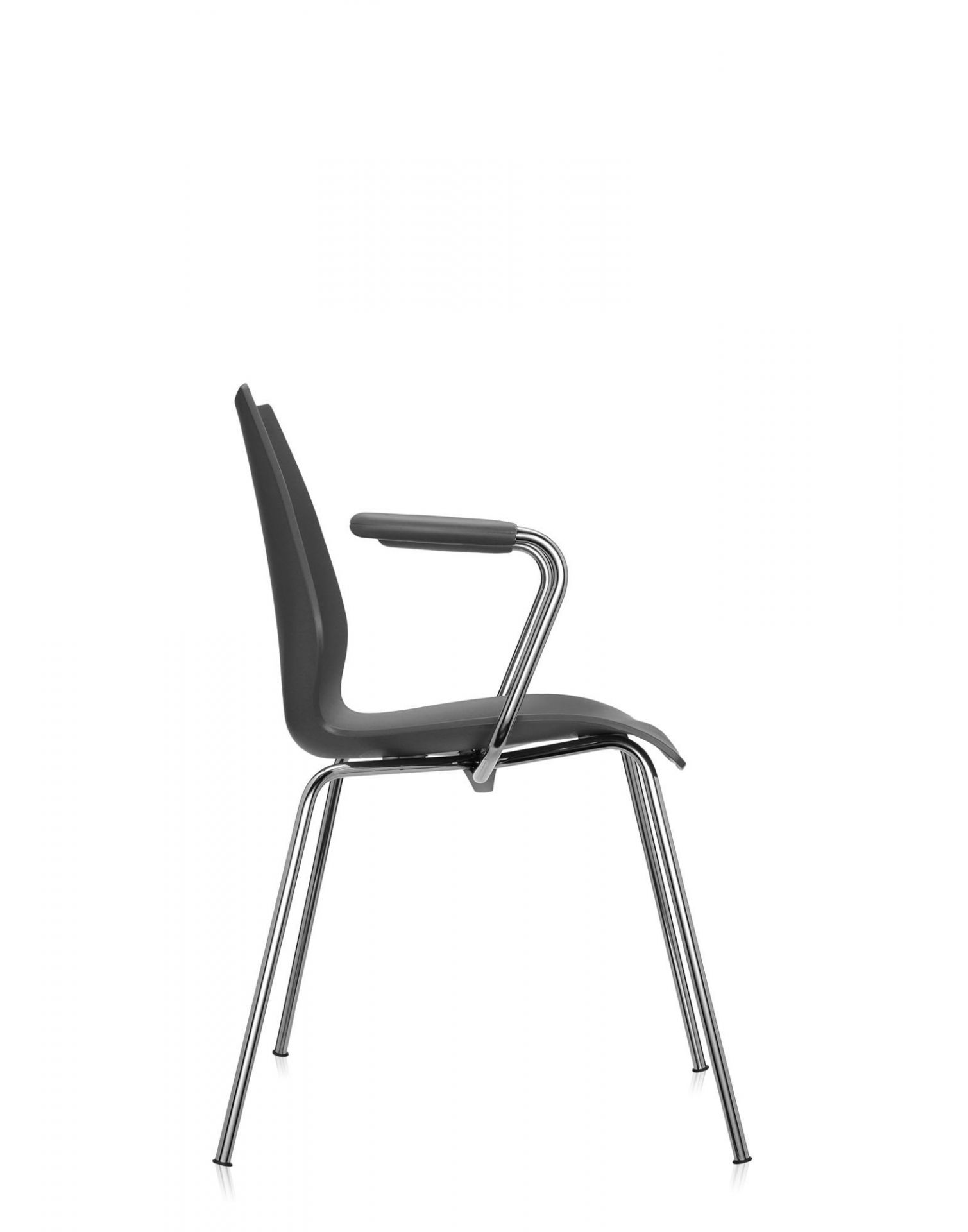 Maui Chair with Armrest Kartell Anthracite