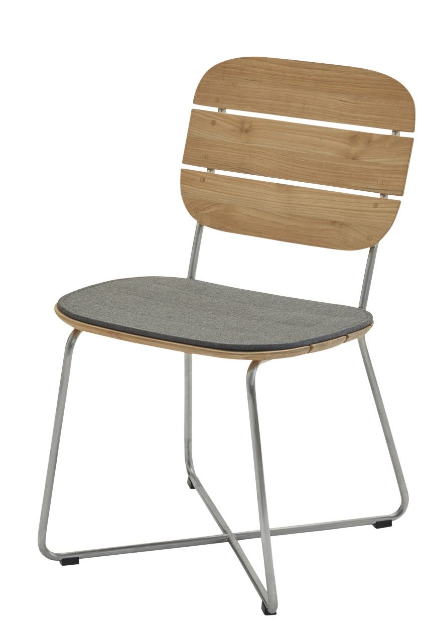 Lilium Chair Chair Cushion Outdoor Skagerak by Fritz Hansen Charcoal