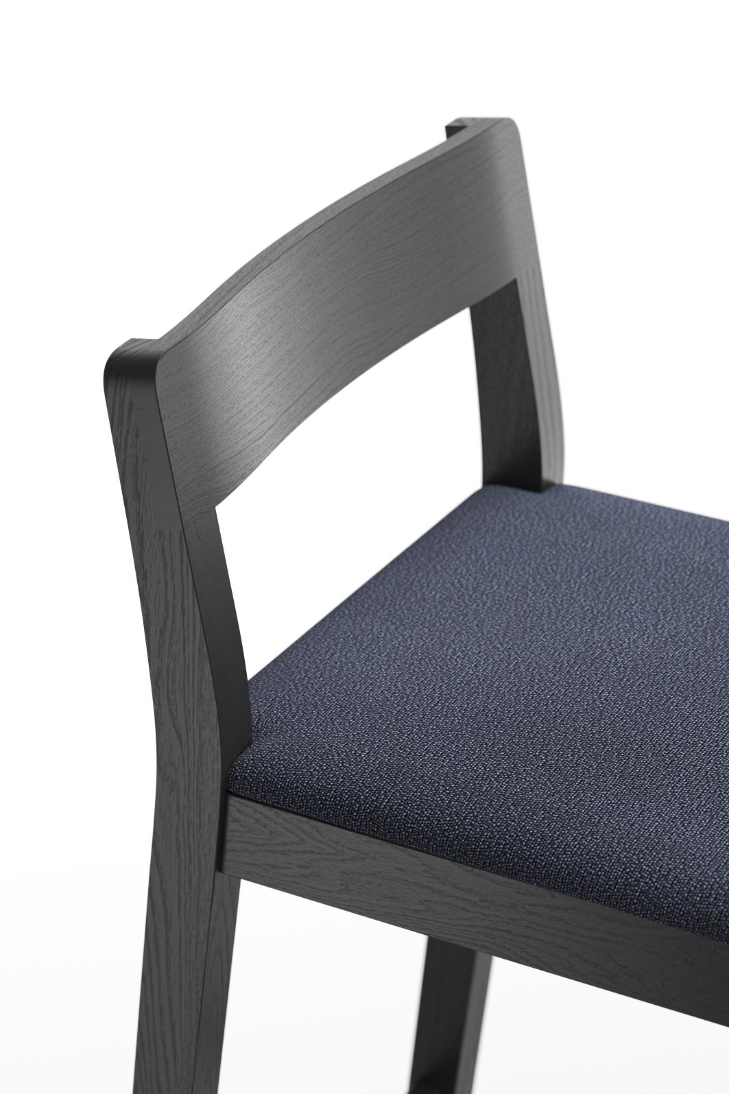 Sit Wood Bar Stool with Seat Cushion Zeitraum Sit Wood Bar Stool with Seat Cushion Zeitraum