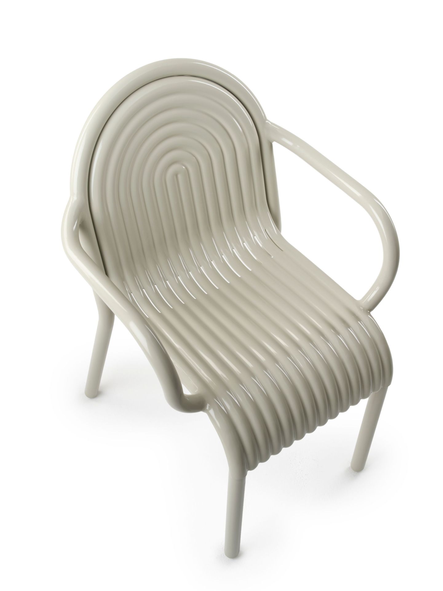 Groove Outdoor Armchair Putty Tom Dixon