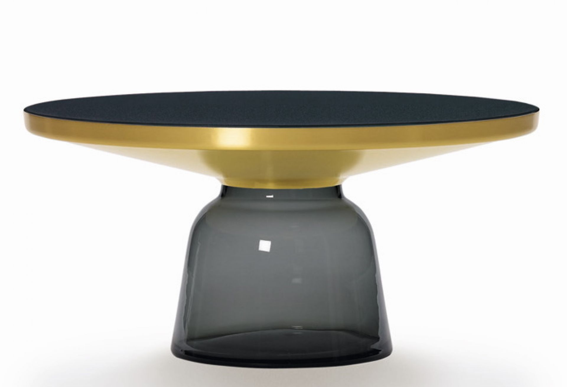 Bell Coffee Table Brass ClassiCon Quartz-grey