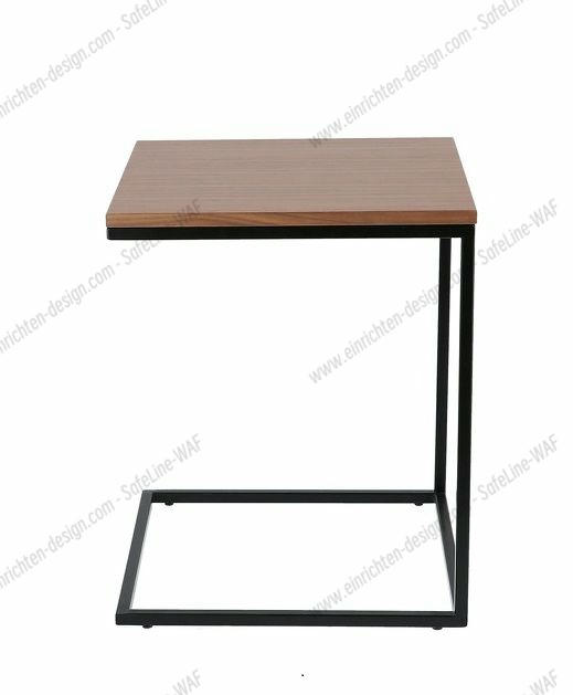 Flat Side table open Black / Natural oak Jan Kurtz SINGLE PIECES