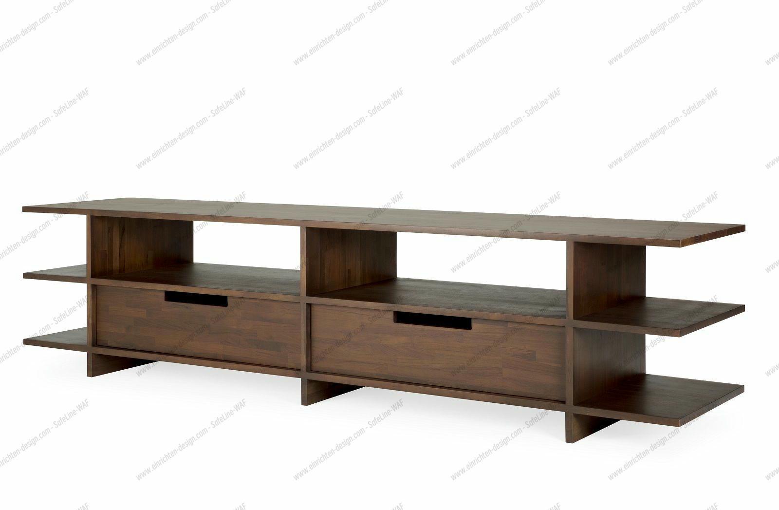 Kabuki TV Sideboard 2 drawers teak brown Ethnicraft