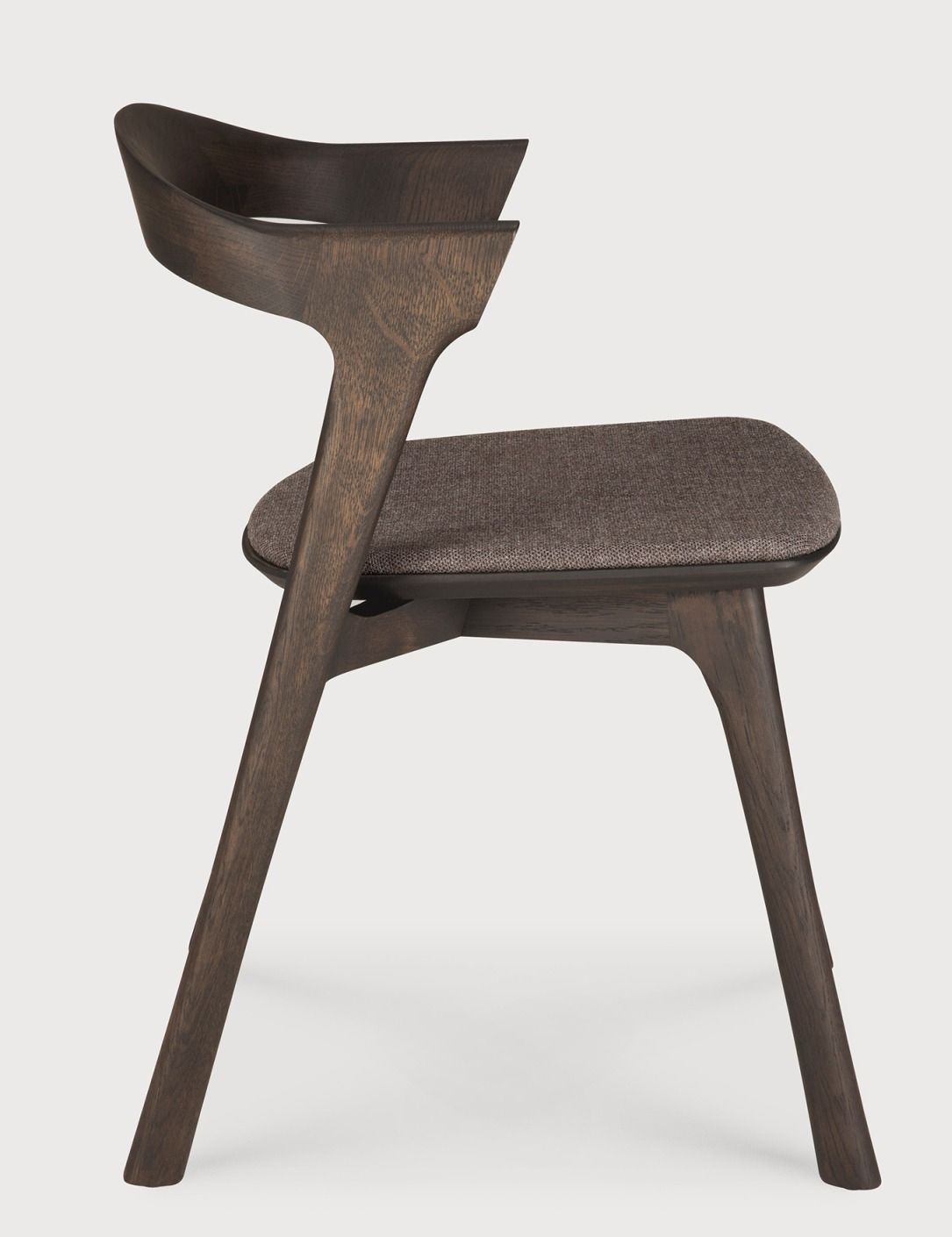 Bok chair brown oak / fabric warm brown Ethnicraft