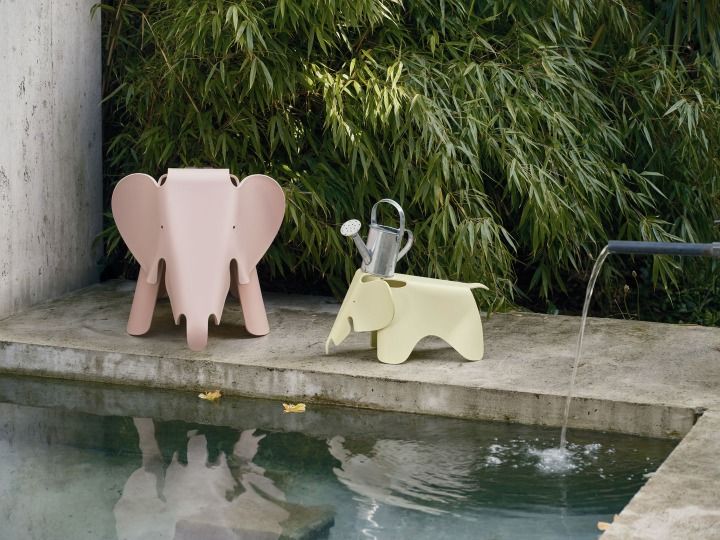 Eames Elephant Stool RE Vitra canary yellow