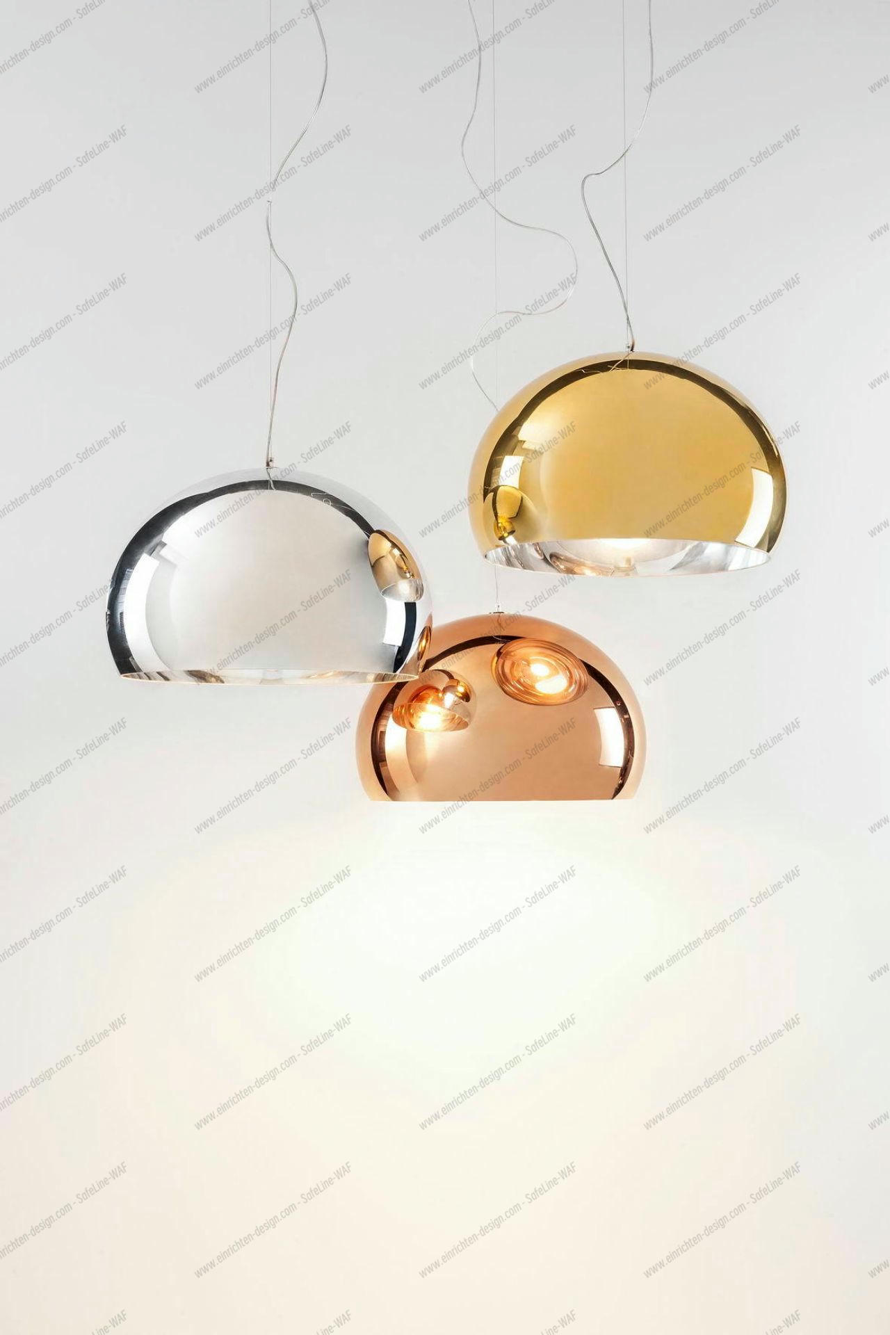 Fly FL/Y Pendelleuchte Metallic Kartell-kupfer