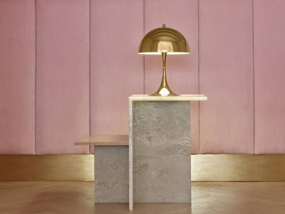 Panthella 250 Table lamp LED Metallic Louis Poulsen
