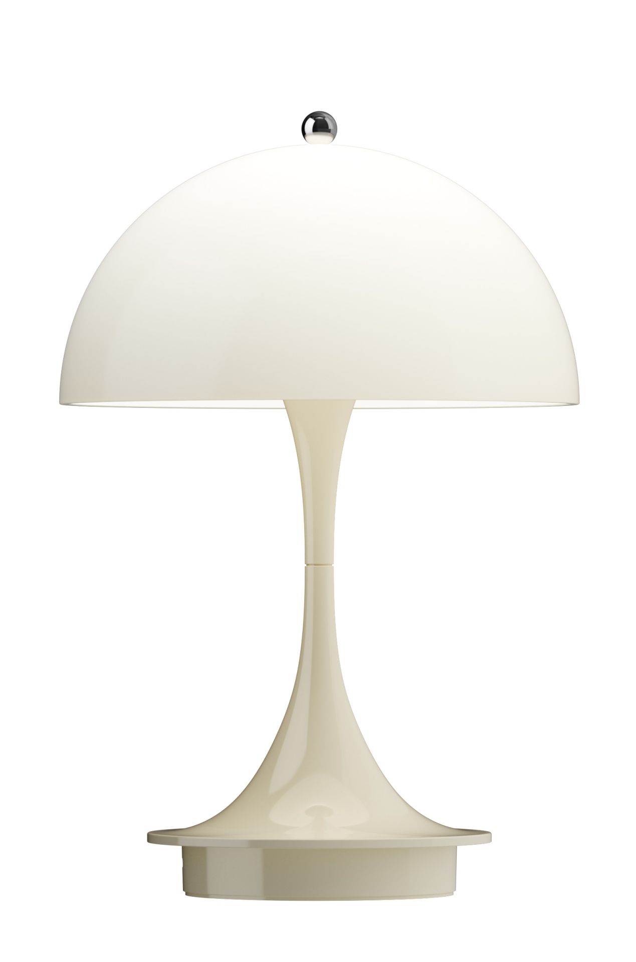 Panthella 160 Portable V3 rechargeable LED table lamp Indoor/Outdoor Louis Poulsen Opal beige