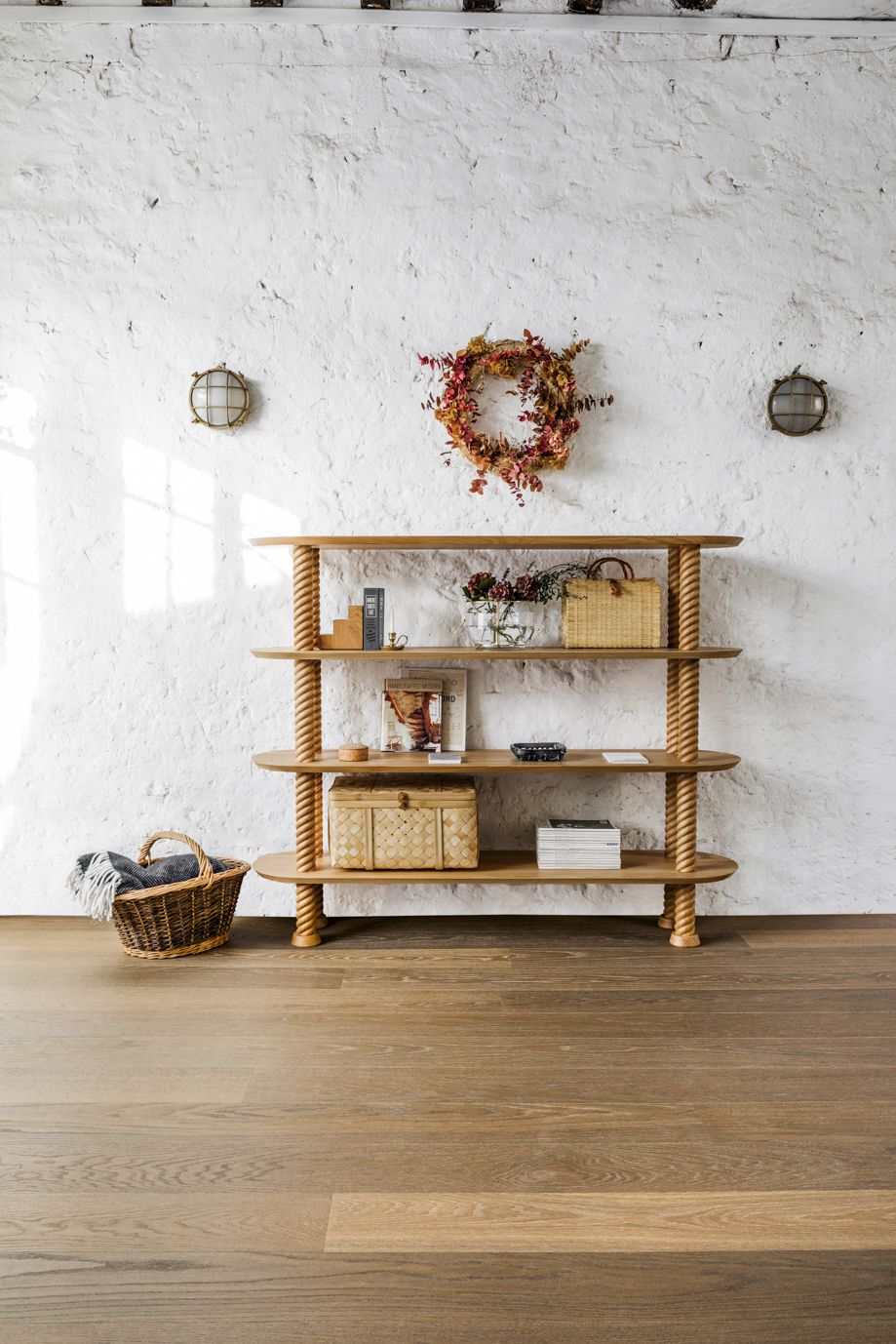 The Hansen Family Craft #80 Rope Shelf Hans Hansen