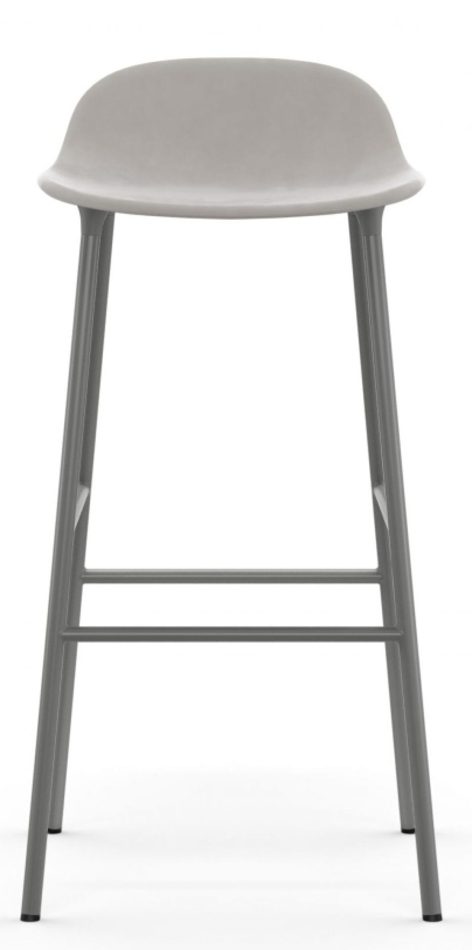 Form Barstool  H 75 cm Steel Upholstered Normann Copenhagen