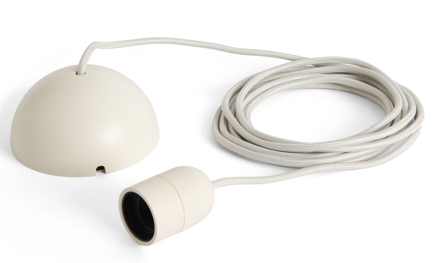Common Cord Set / Socket Set for Hay pendant light Clay white