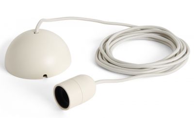 Common Cord Set / Socket Set for Hay pendant light Clay white